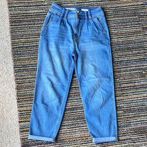 Pilcro and the Letterpress Blue Ankle Jeans